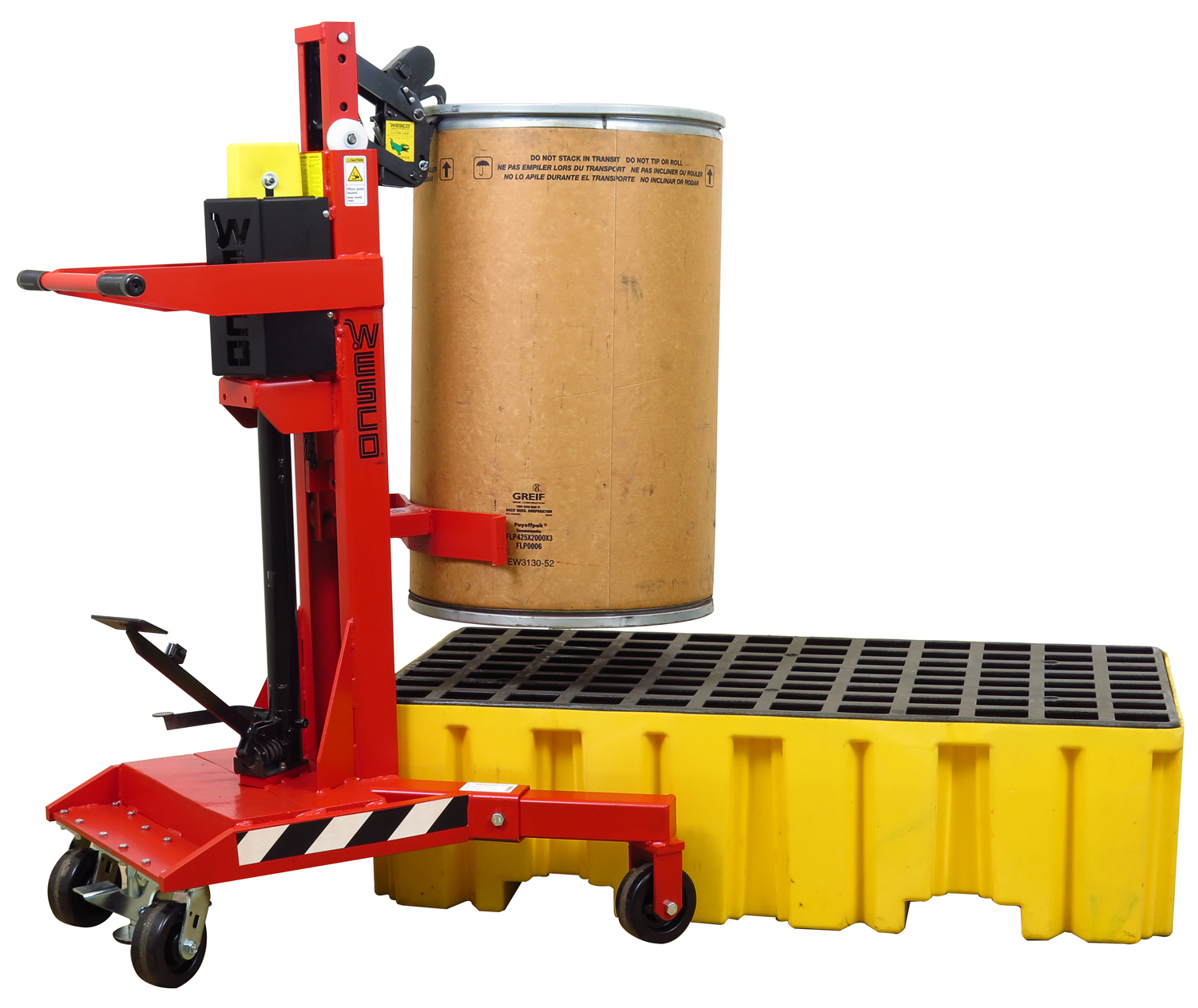 Part No. 240150, Ergonomic Drum Handler Standard Model On Wesco Industrial Products, Inc.